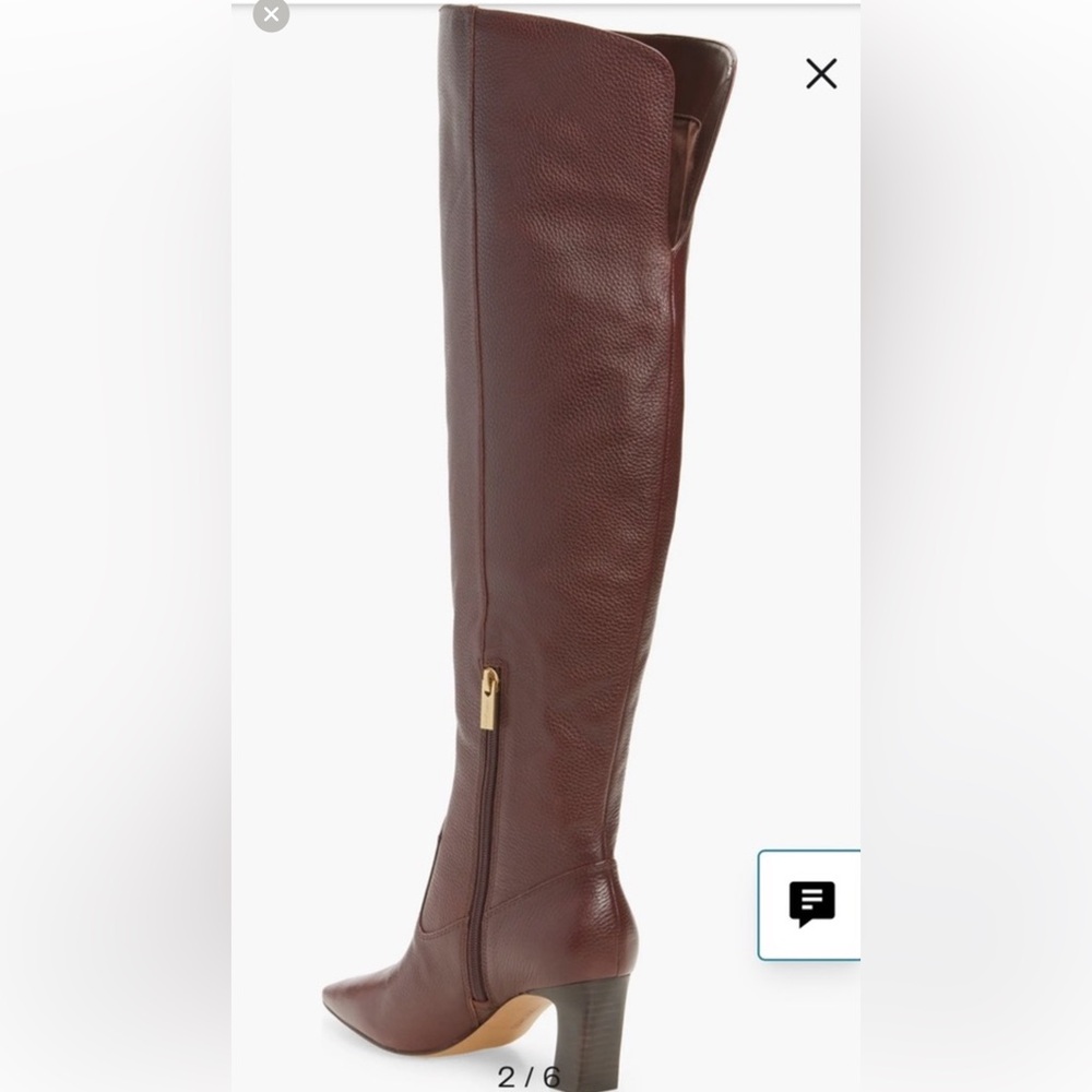 Vince Camuto Over the Knee Boots “Shalie” in Espresso Brown - Picture 3 of 14